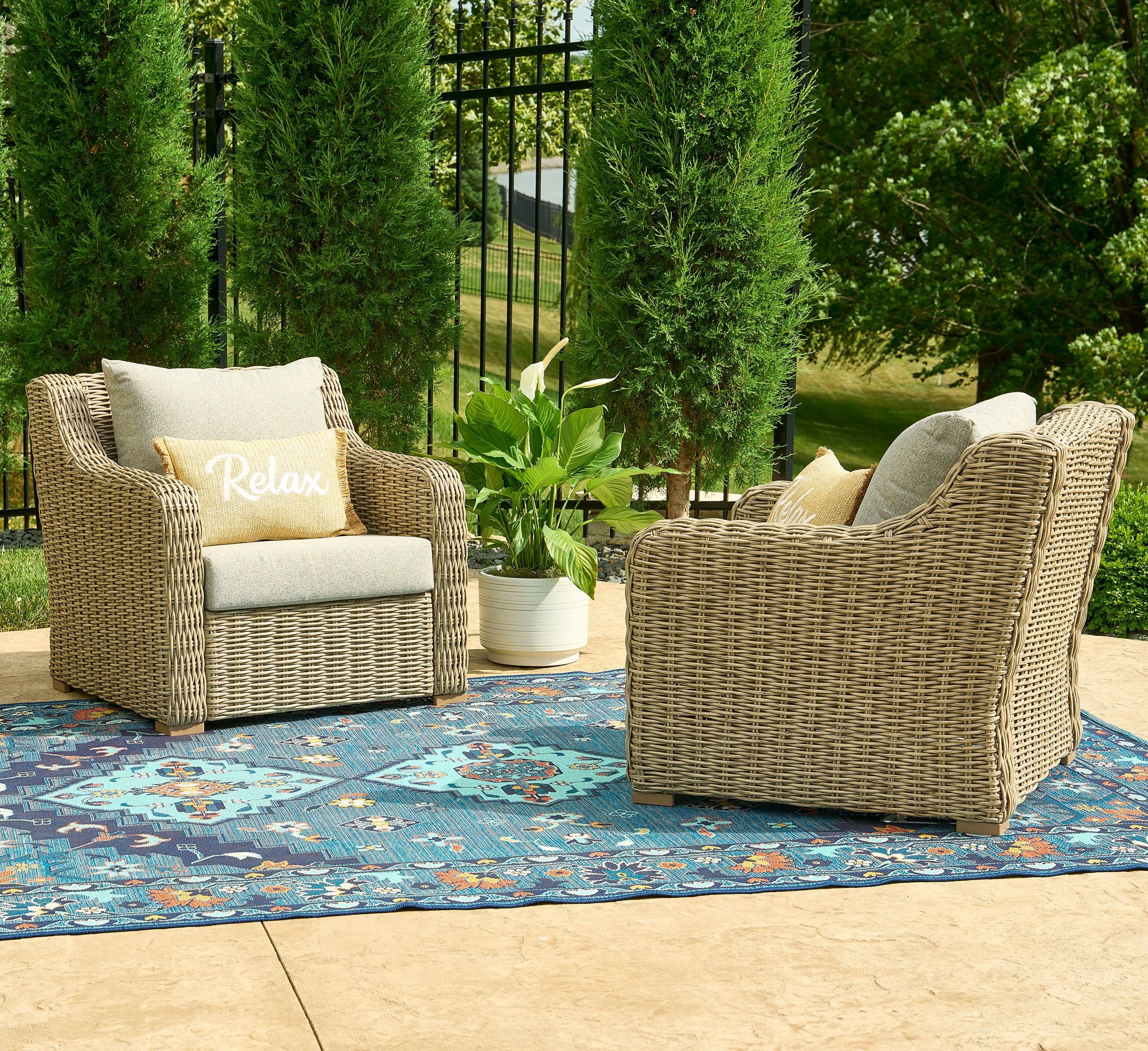 Better Homes & Gardens Bellamy 2-Pack Lounge Chairs with Patio Cover | Walmart (US)