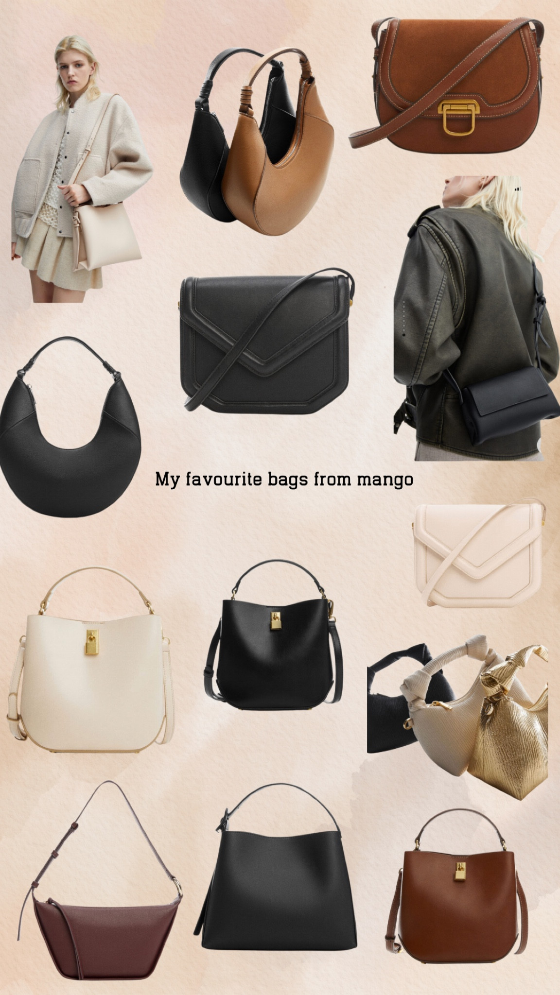 My favourites bags from mango 

#LTKeurope #LTKover40 #LTKstyletip