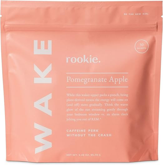 Rookie Wellness Wake - Natural Energy Drink Powder with 125 mg of Caffeine from Green Tea Extract... | Amazon (US)