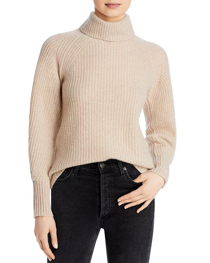 Shaker Stitch Cashmere Turtleneck Sweater - 100% Exclusive | Bloomingdale's (US)
