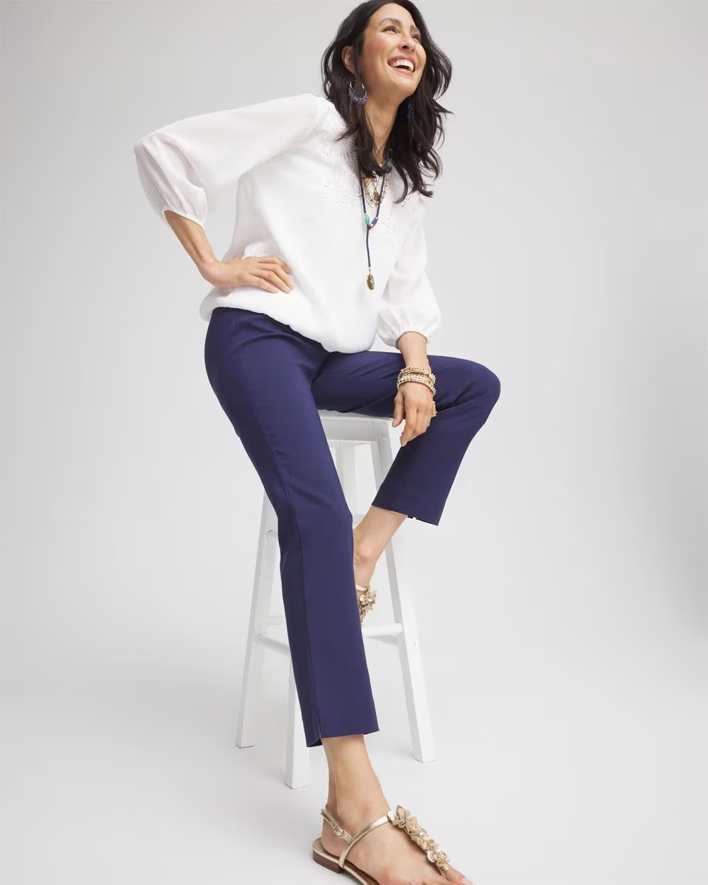Brigitte™ Pull-On Cropped Pants | Chico's