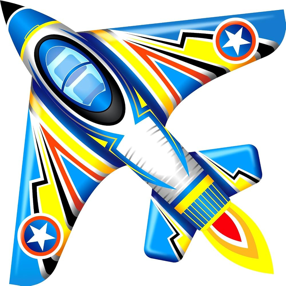Airplane Kite Easy to Fly Kids Kite for Ages 2-5, Huge Size Durable Beach Kite for Family Outdoor... | Amazon (US)