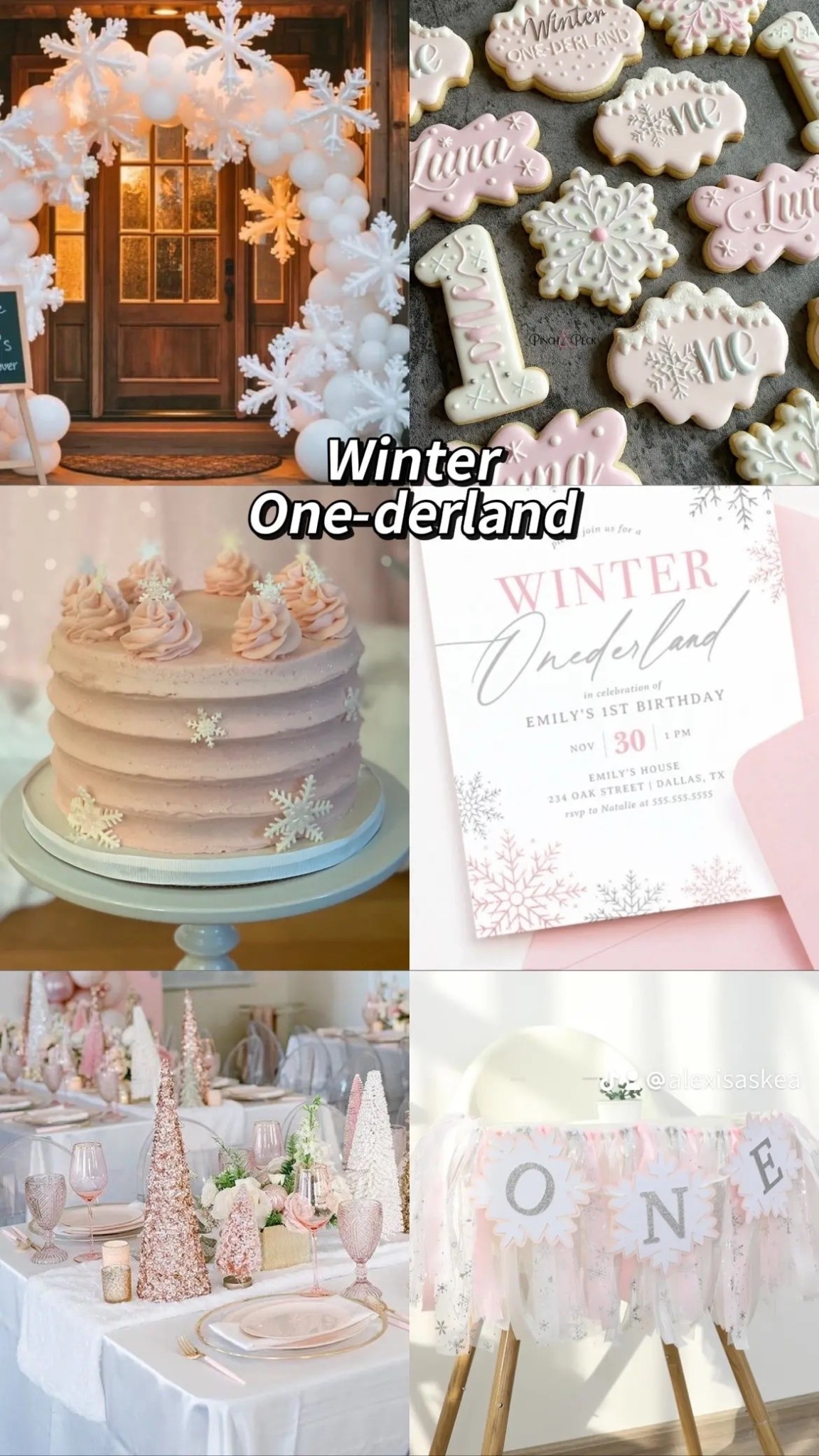 Winter Onederland ❄️ Ellie’s first birthday is coming up in February, which theme should I pick? #OneYearOld #BabyGirlParty #FirstBirthday#LTKParties 

#LTKBaby #LTKKids
