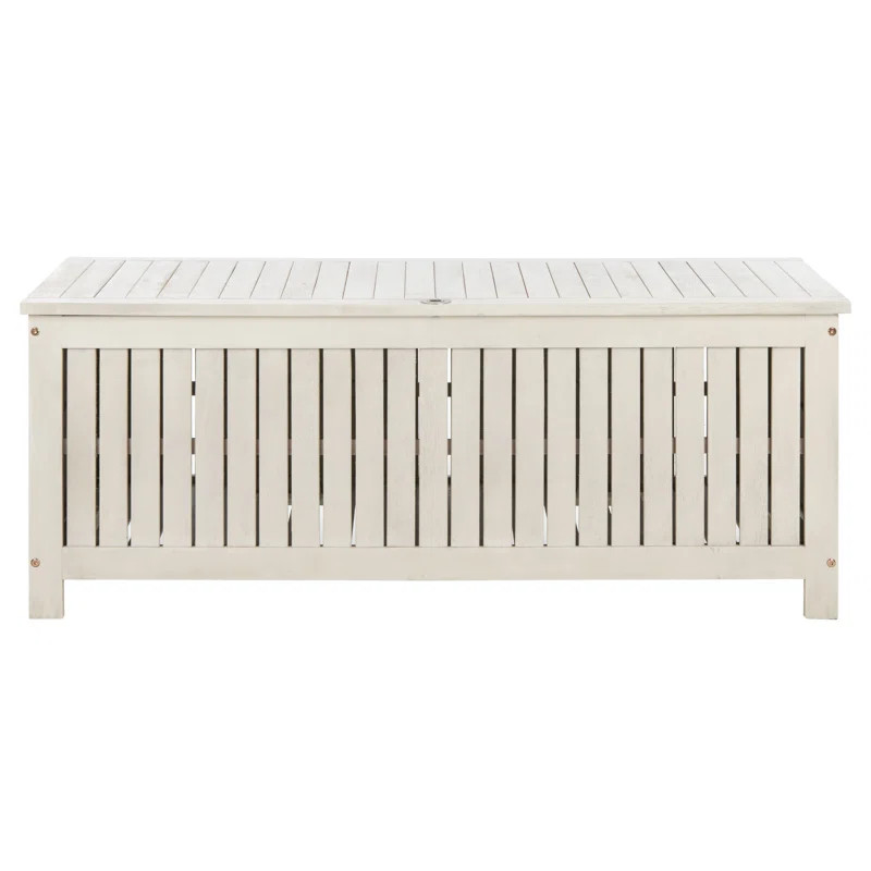 Safavieh Abri 47.6'' W Water Resistant Solid Wood Eucalyptus Deck Box | Wayfair North America