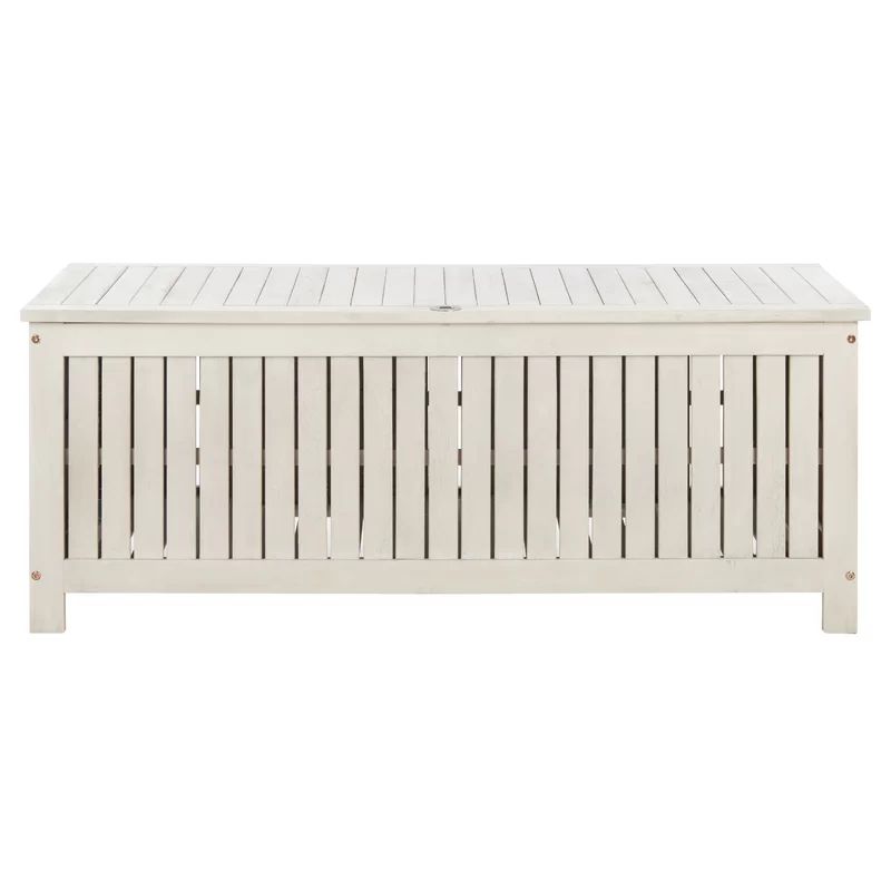 Safavieh Abri 47.6'' W Water Resistant Solid Wood Eucalyptus Deck Box | Wayfair North America