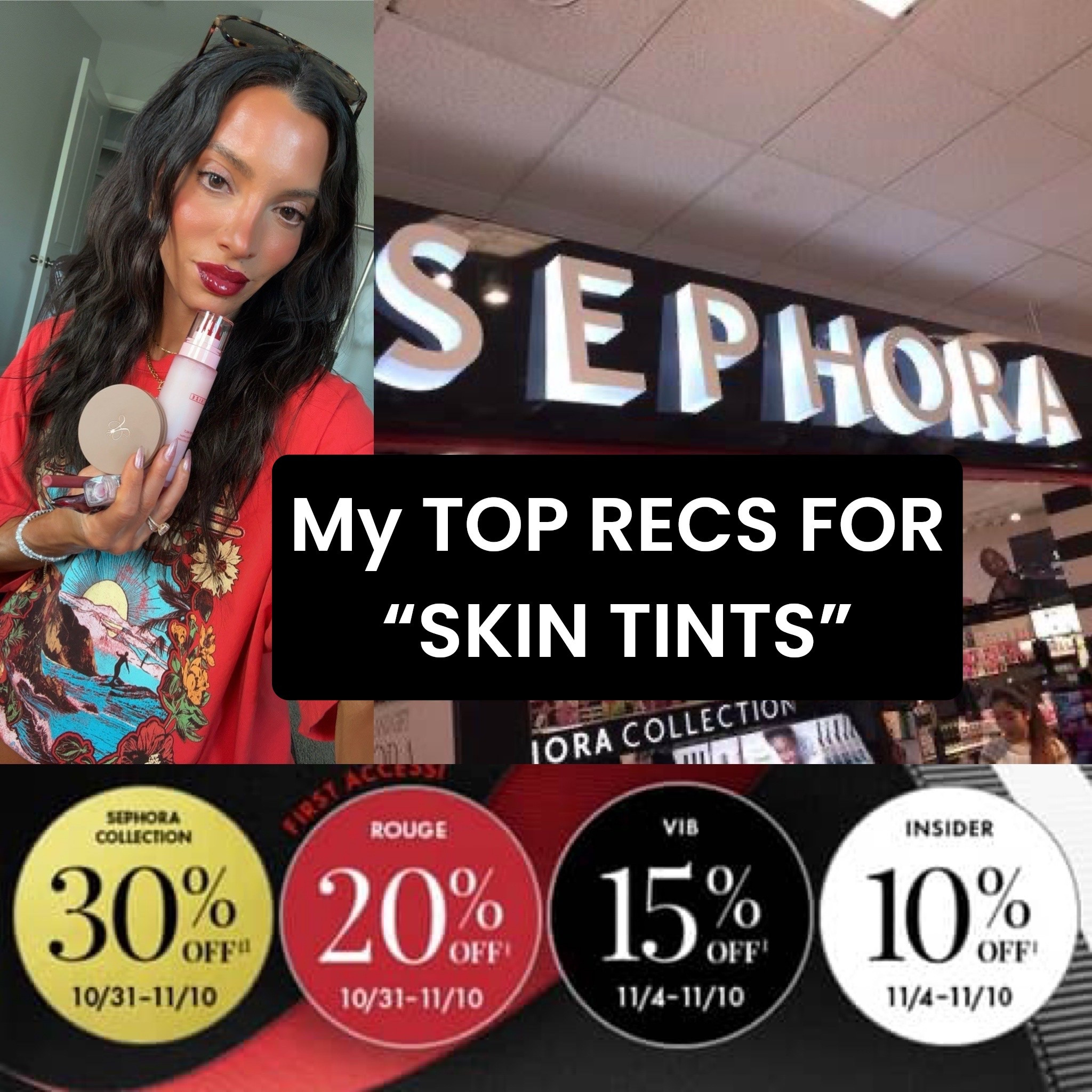 I’m not HUGELY into skin tints, but if I want a light weight light to medium skin like veil of coverage- these are it. 

#LTKFindsUnder100 #LTKSaleAlert #LTKBeauty