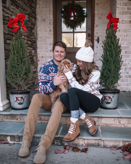 His and hers Christmas sweaters form Amazon!
Christmas sweater, Amazon finds, Amazon fashion, beanie, Marc Fisher boots, leggings 

#LTKSeasonal #LTKHoliday #LTKfindsunder100