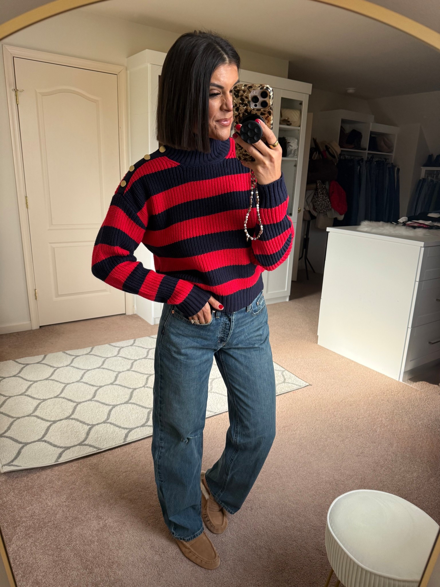 Today’s fit- size xs in Walmart sweater
Size 2 in Target jeans (size down if in between)
Loafers tts 

#LTKHoliday #LTKFindsUnder100 #LTKSaleAlert