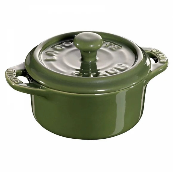 Staub 10 cm Ceramic Mini Round Cocotte, 0.2 L, Basil Green | Poshmark