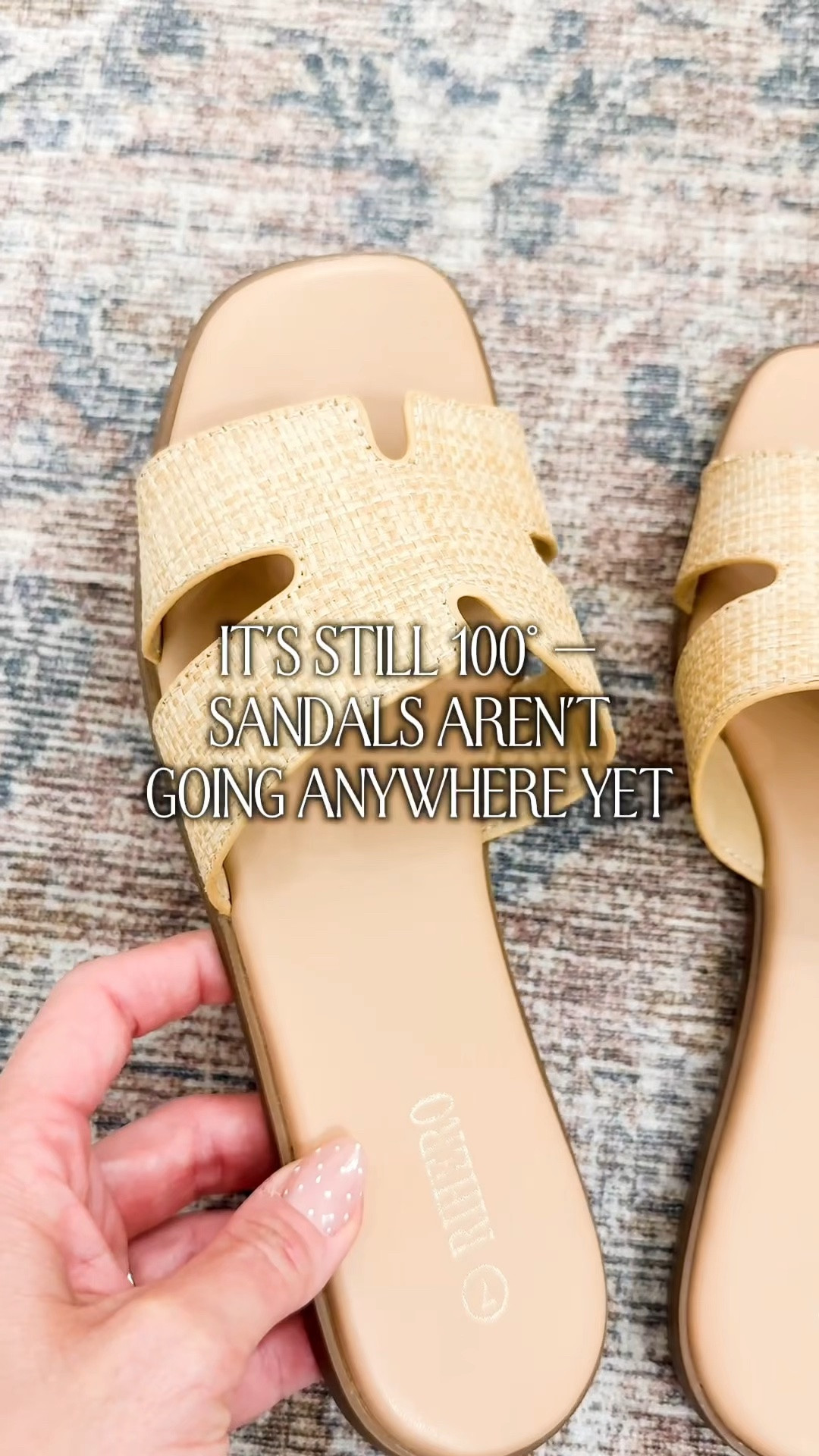 Still full sandal weather here for awhile in Texas 🔥👡 and these Rihero Dressy Flat Sandals are the easy, cute pick for it — comfy enough for everyday errands but dressy enough to not look like an afterthought.

✨ 40% OFF right now ✨
Was $39.99 → now $15-$20.39
Code: PV993JST

Grab a pair before this code disappears — perfect for stretching your summer wardrobe into fall 👡

#RiheroSandals #AmazonFinds #AmazonFashion #FlatSandals #BudgetFashion #MomStyle #DressySandals #AmazonDeals #TexasHeat #StyleOver35