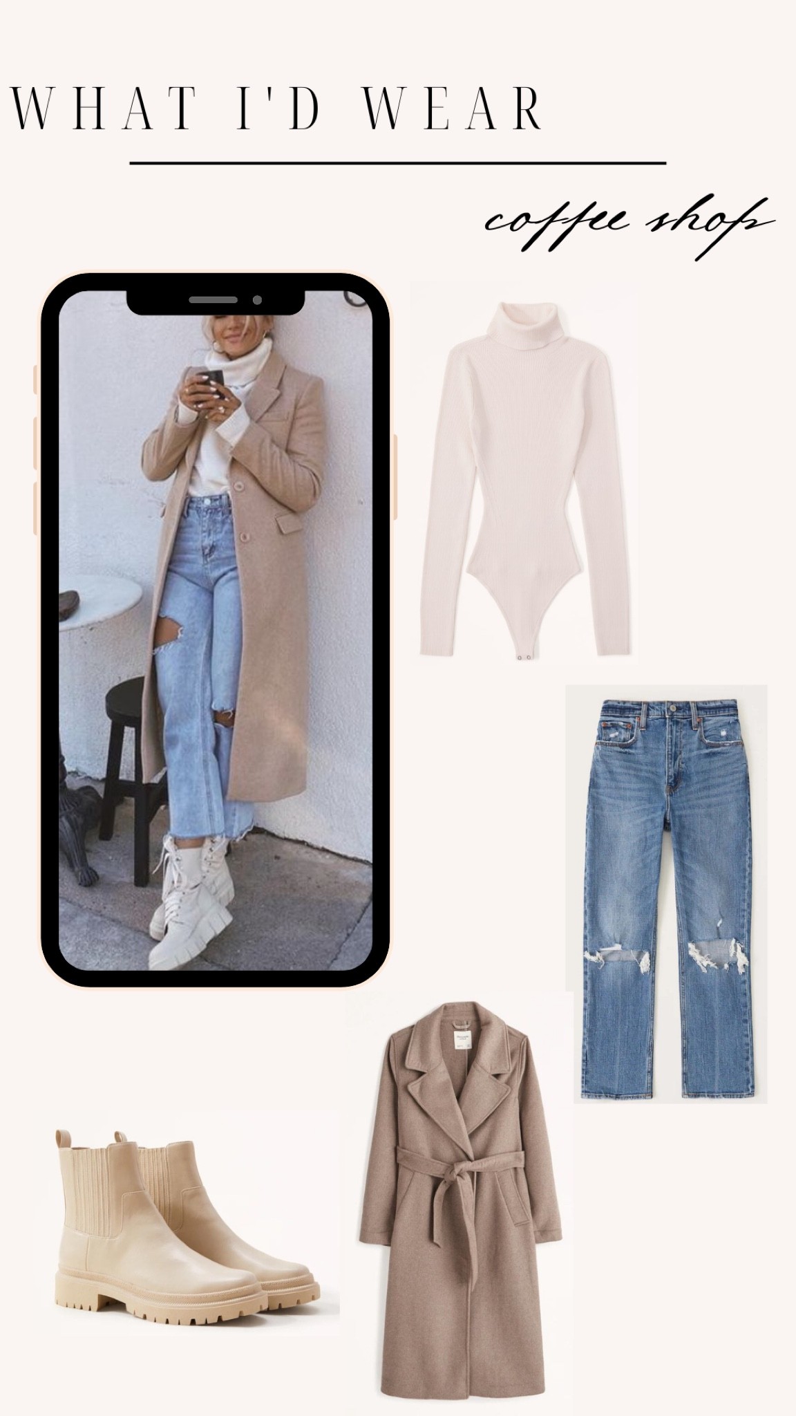 “what I’d wear” for a work day or trip to the coffee shop 🍂🎃 
Pinterest photo for inspo! 

Fall outfit ideas, fall outfit inspo, fall coffee shop outfits

#LTKstyletip #LTKSeasonal #LTKbeauty