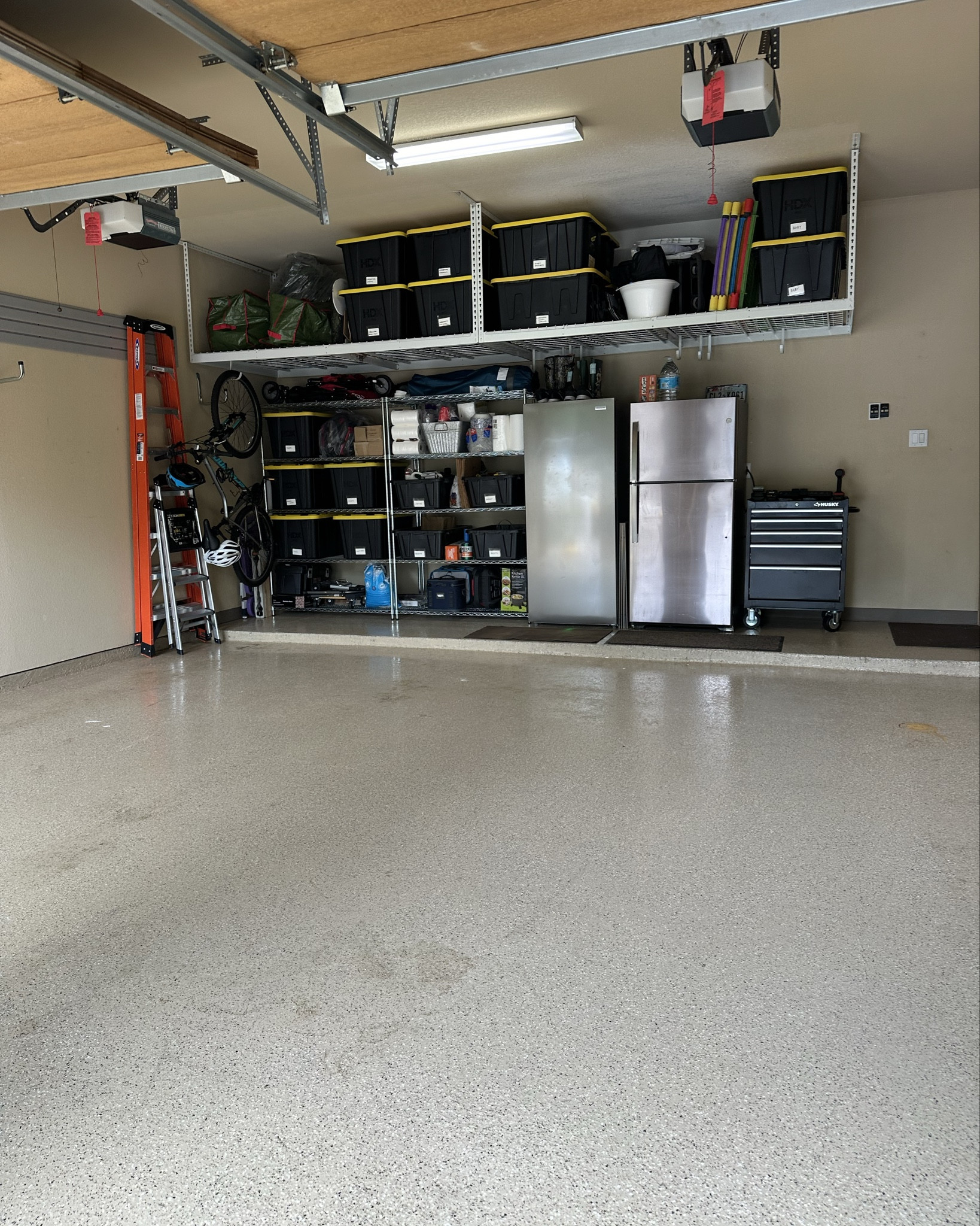 These bins are on sale right now 🙌 perfect for all those garage projects #Garageorganization 
