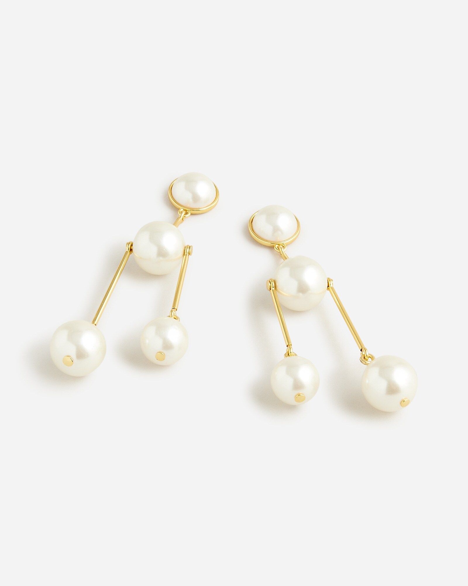 Pearl pendant earrings | J.Crew US