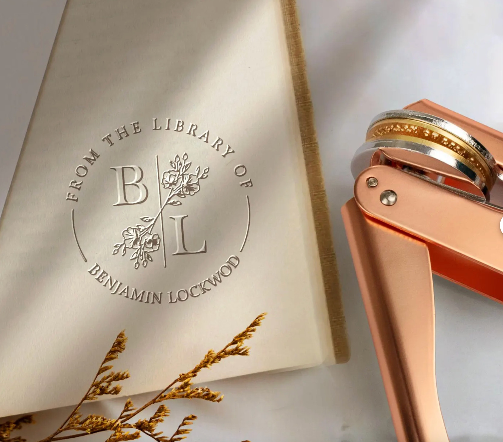 Gift Idea for the Book Lover

Book Embosser Personalized /Custom Book Stamp/Library Embosser Stamp /Ex Libris /From The Library Of /Christmas Gift For Book Lovers
 

 