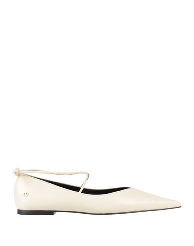 Anine Bing Woman Ballet flats Beige Size 8 Leather | YOOX (US)