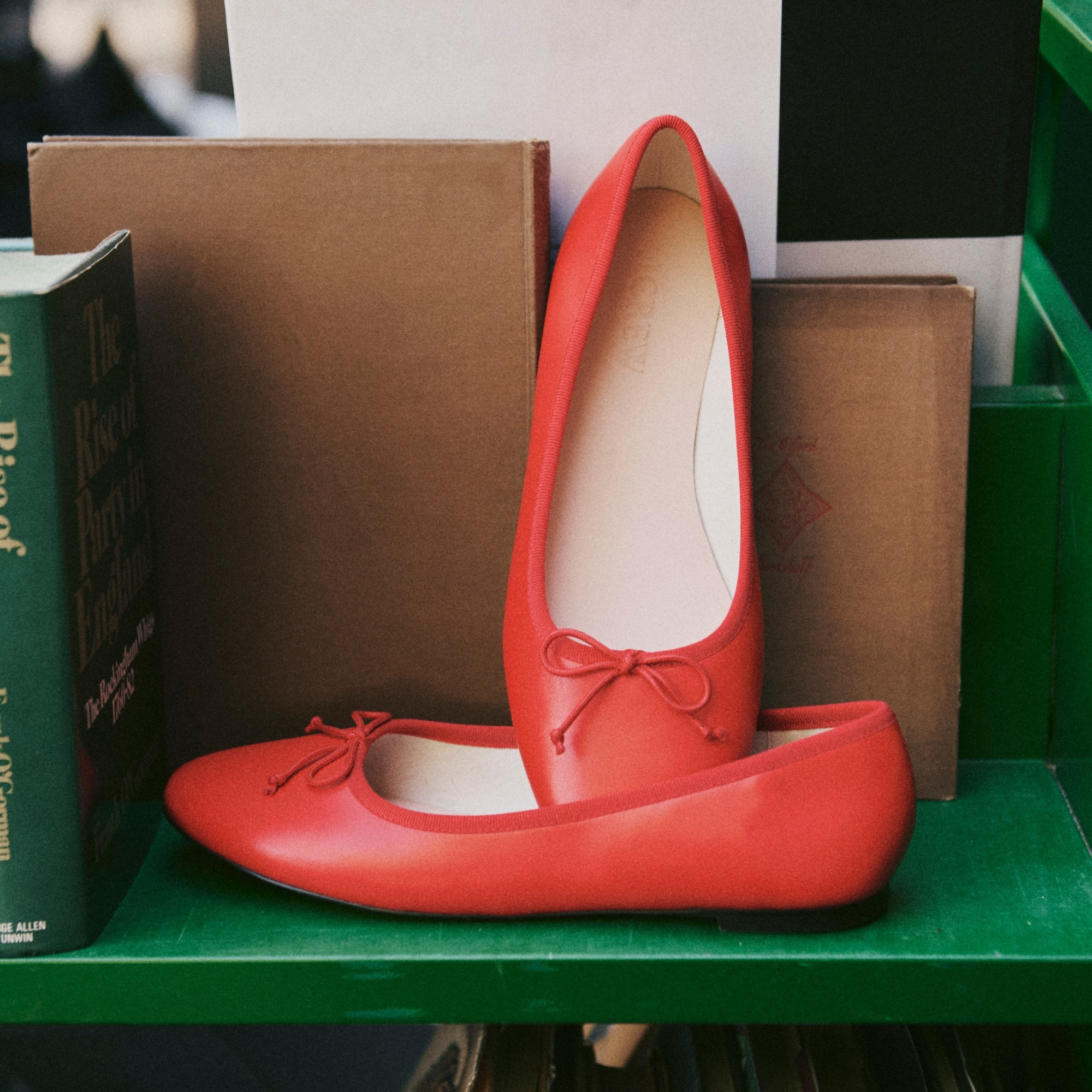 Andi ballet flats in leather | J. Crew US