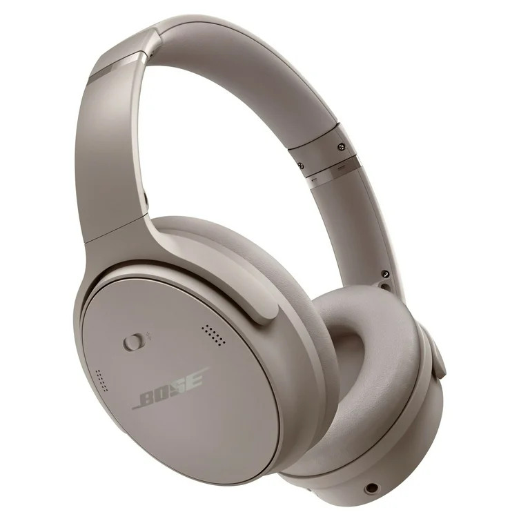 Bose QuietComfort Headphones, Bluetooth Over Ear Noise Cancelling Headphones, Sandstone | Walmart (US)