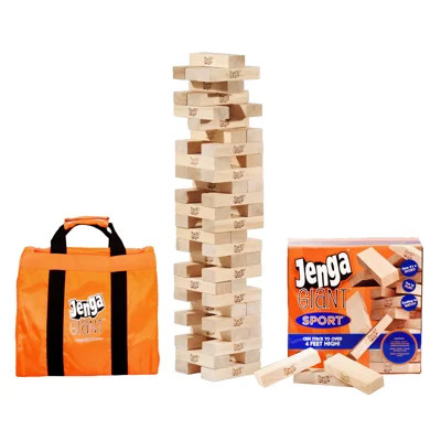 Jenga GIANT Sport - Stacks to over 4 feet high! | Wayfair North America