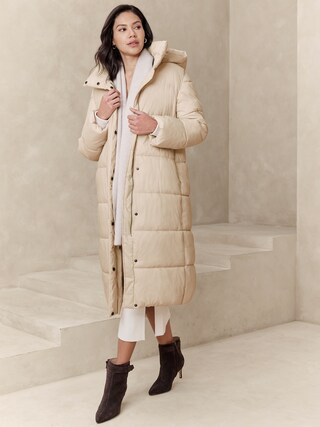 Hooded Puffer Jacket | Banana Republic Factory