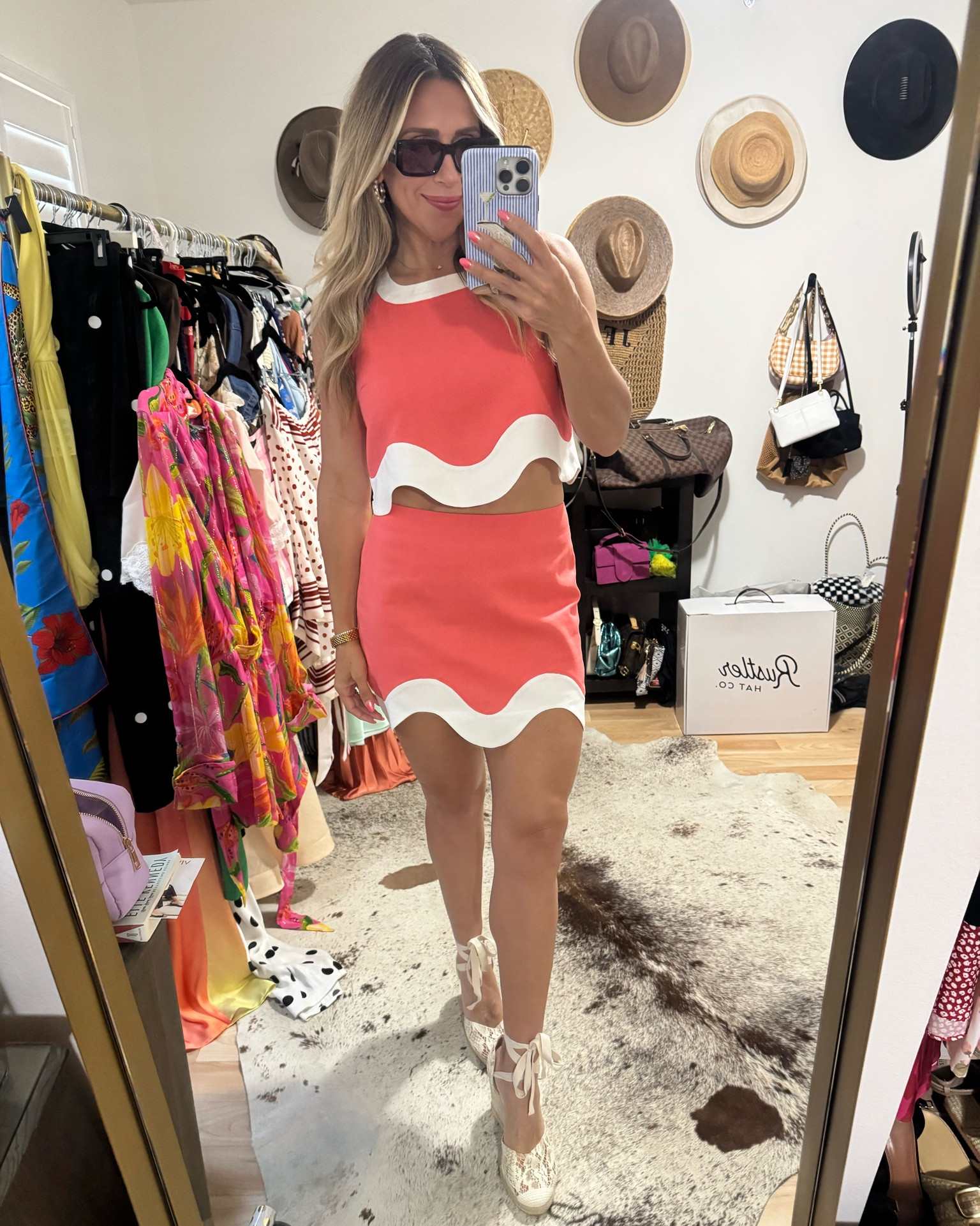 The cutest set ! Perfect for brunch at the country club 🍑  Wearing a size medium in both!

#LTKootd #LTKOver40 #LTKSeasonal