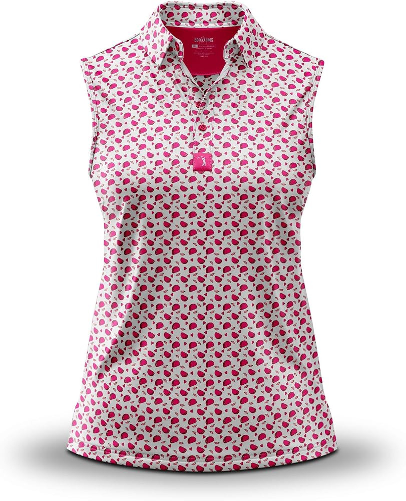 Bogey Bros Sleeveless Golf Polo for Women \u2013 Athletic Fit, UPF 50, Moisture Wicking, 92% Poly... | Amazon (US)