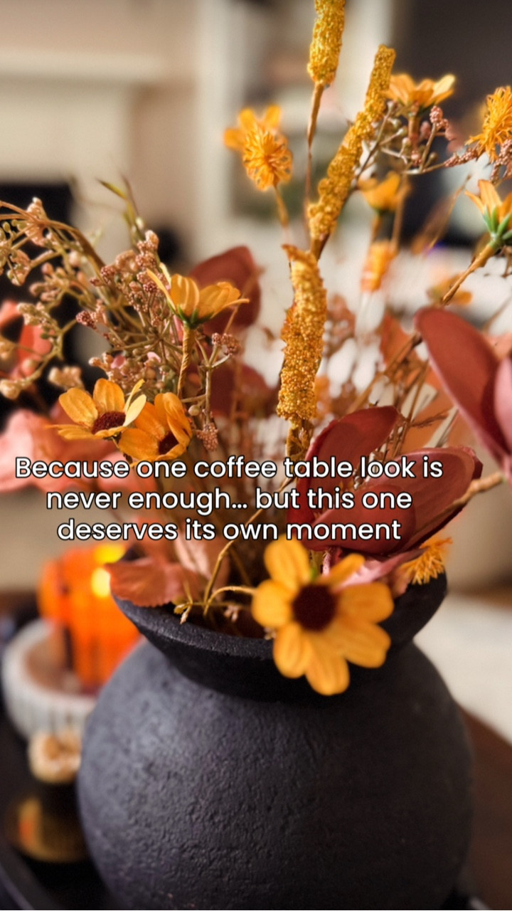Because one coffee table look is never enough… but this one deserves its own moment.

#HomeDecorInspo #InteriorStyling #CozyHomeVibes #HomeAesthetic #autumn #explorepage #cozyvibes #walmartfinds #magnolia

#LTKSeasonal #LTKHome