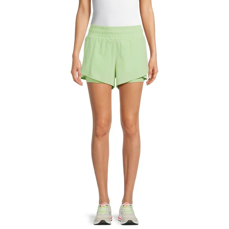 Avia Women’s Running Shorts with Bike Liner, 4” Inseam, Sizes XS-XXXL | Walmart (US)