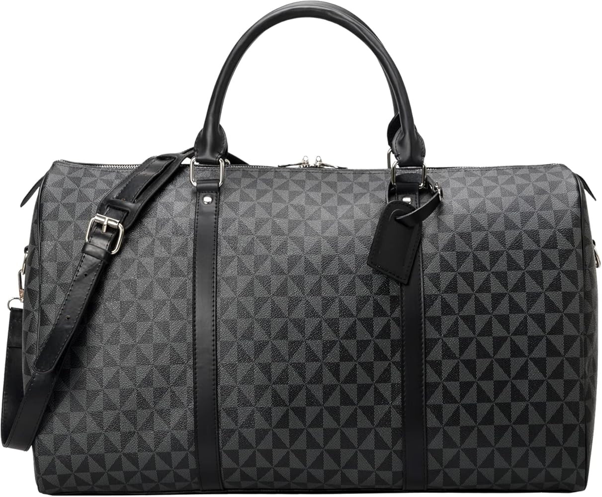 Large capacity Lightweight Weekender Bag Travel Duffel Bag for Women Men Overnight with Toiletry ... | Amazon (US)