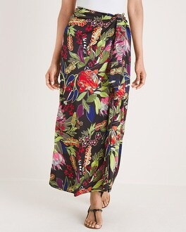 Botanical-Print Sarong | Chico's