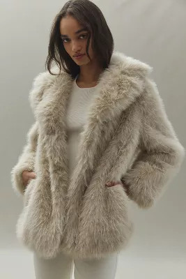 Walter Baker Marissa Faux Fur Coat | Anthropologie (US)
