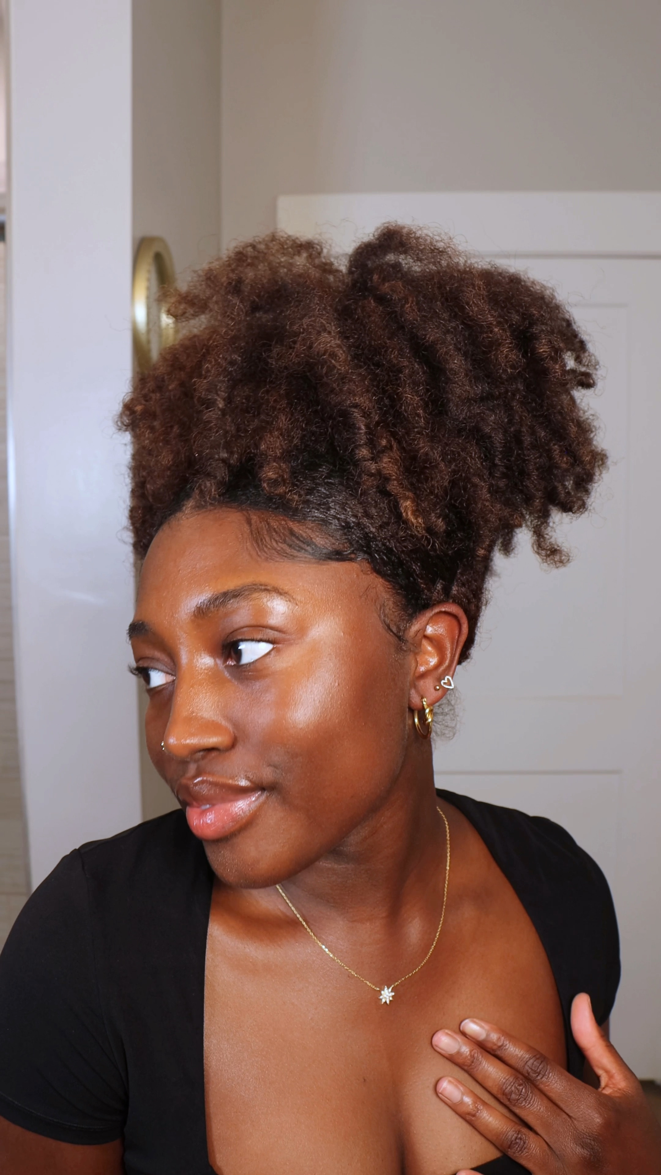 This summer I’ve been rocking a lot of protective hairstyles, but one hairstyle that will always hold me over is a good ole updo! It’s simple, keeps the hair off your neck and is a great way to revamp old hairstyles. I normally like to add a claw clip to the back to really spice it up 💕 

#LTKStyleTip #LTKVideo #LTKBeauty