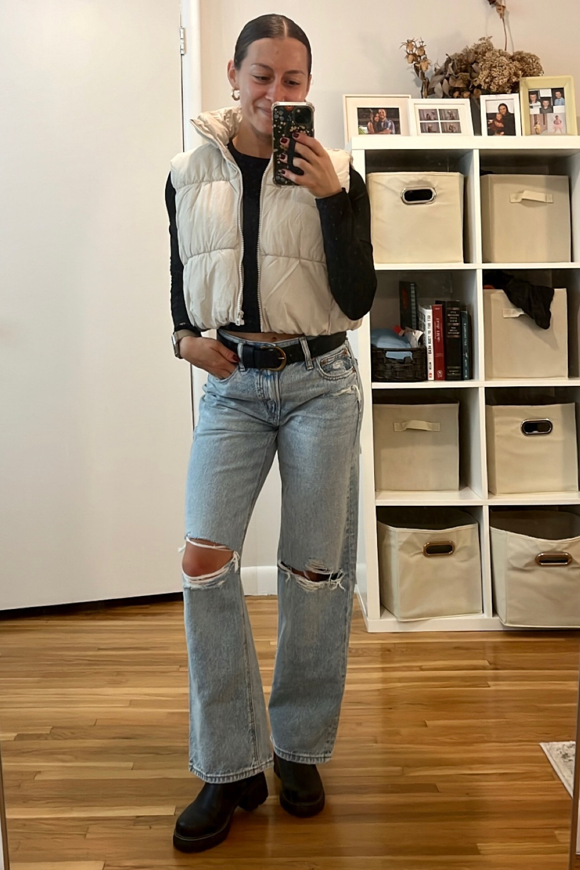 Date night fit - it got cold real quick in Nashville! 

#ootd #datenight #jeans #thanksgivingoutfit

#LTKstyletip