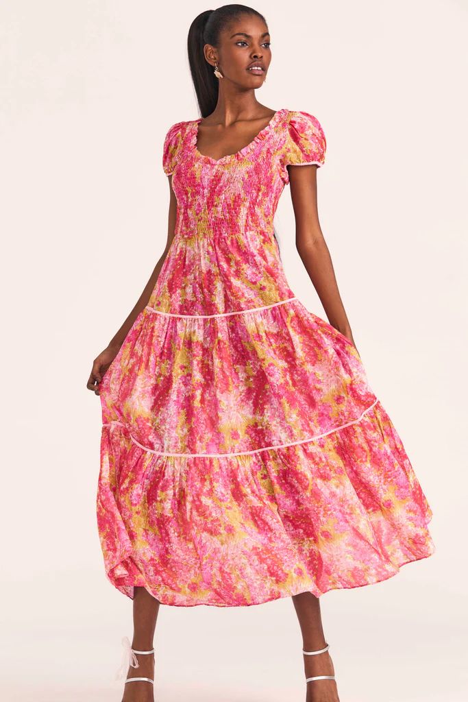 Elisabelle Midi Dress | LOVESHACKFANCY