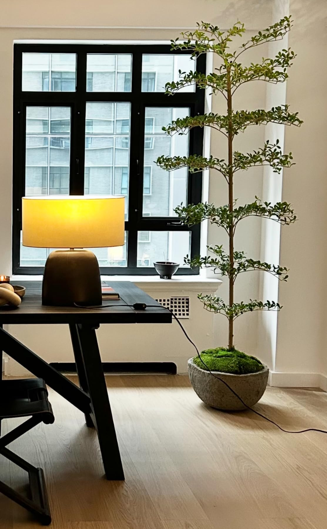 Black Olive Tree Artificial 7 Feet Tall, Artificial Shady Lady Tree, Faux Decorative Tree | Amazon (US)