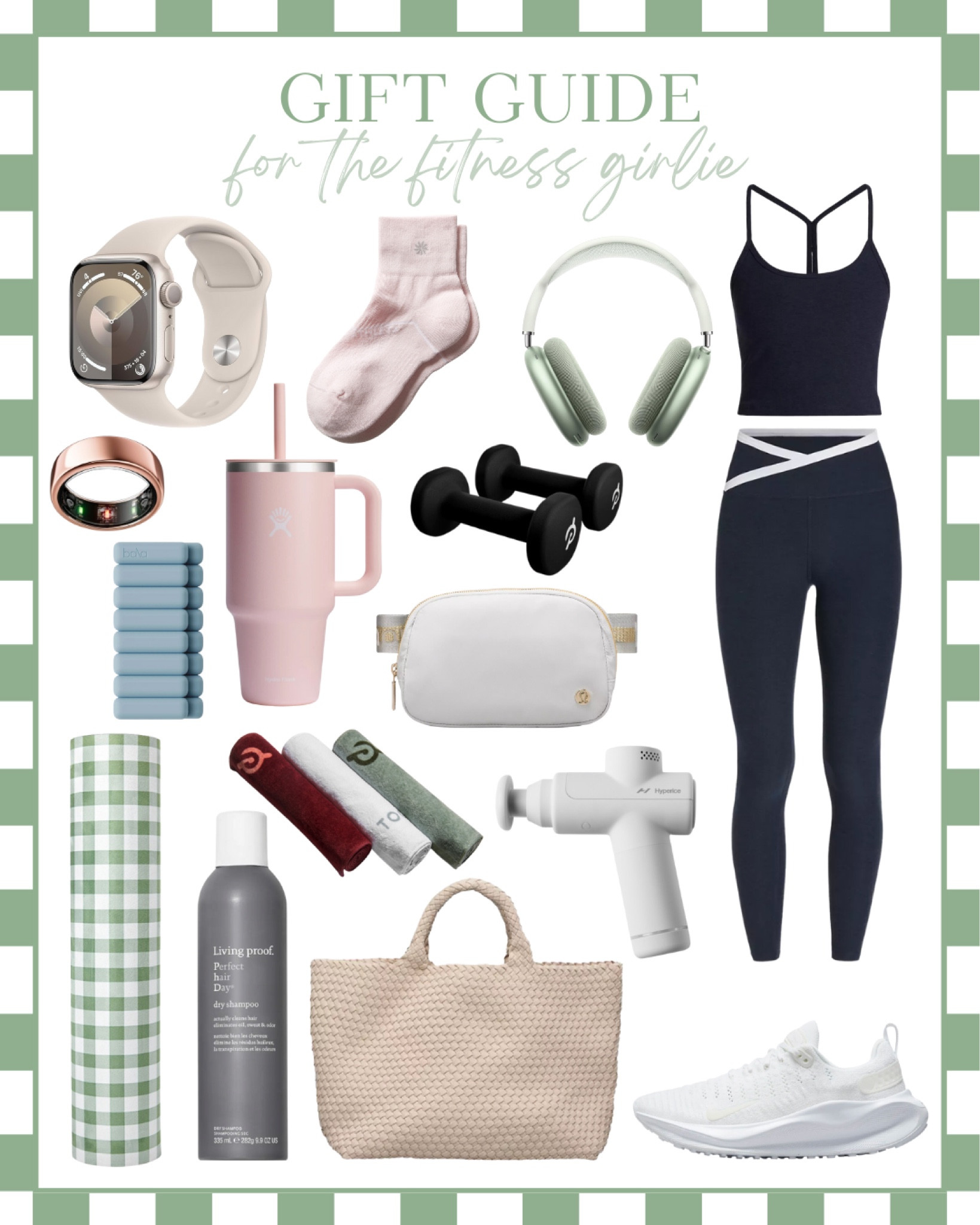 My 2023 Christmas Gift Guide #10! Gifts for the fitness enthusiasts, fitness girl, etc! 

Women’s gift guide, gifts for her, fitness girl, women’s gifts, holiday gifting, Christmas gift ideas / Saks fifth avenue / Nordstrom / ideas for her / gifts under $50 / gifts under $100 / Anthropologie / stocking stuffers / Peloton / gifts from peloton / apple AirPods Max / Apple Watch / what to buy fitness instructors / for the girl who loves to workout / workout inspiration / yoga mat / tuckernuck sport / nike infinity rn / beyond yoga / activewear sets / matching set / oura ring / athleta / gifts from athleta / Lululemon / best activewear / gym bag / best dry shampoo / peloton accessories 

#LTKfitness #LTKGiftGuide #LTKHoliday