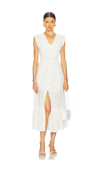 Free People Desert Dazed Midi Dress in White. - size M | Revolve Clothing (Global)