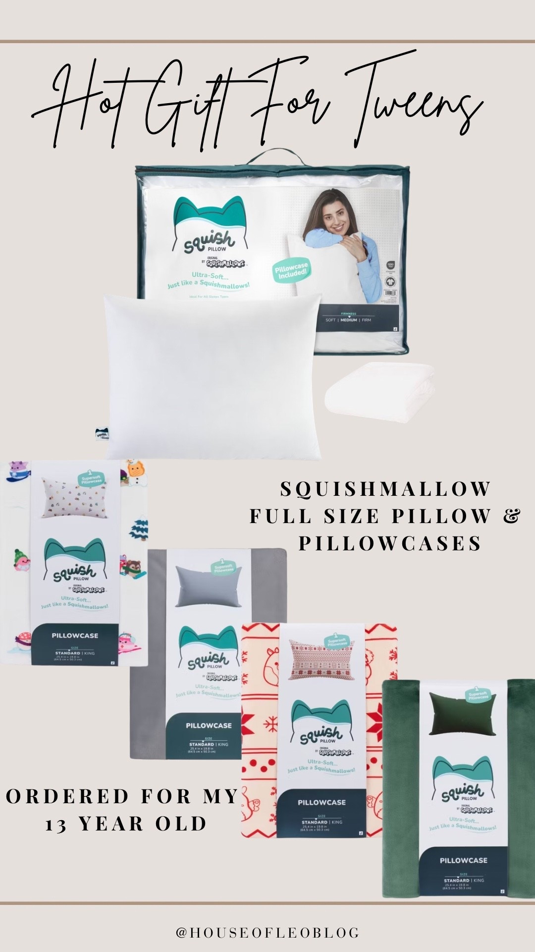 My daughter uses the medium pillow, but it also comes in firm. Squishmallow, squishpillow, gifts for teens, gifts for tweens, gifts for kids

#LTKFindsUnder50 #LTKGiftGuide #LTKKids