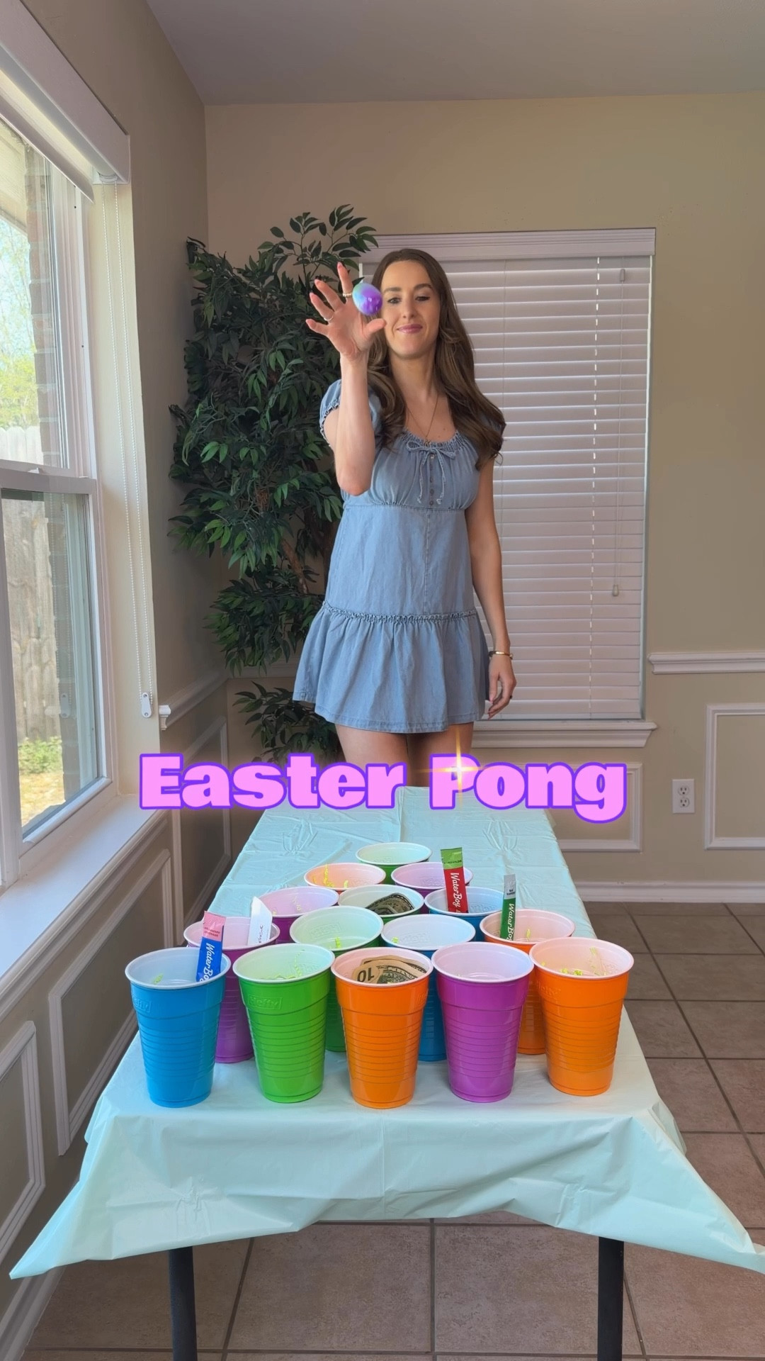 Easter pong. Easter games. Easter ideas. Easter party. Family Easter.   

#LTKSeasonal
