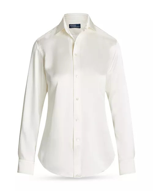 Silk Long Sleeve Shirt | Bloomingdale's (US)