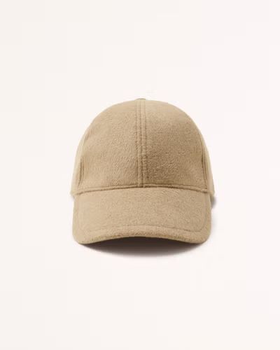 Women's Wool-Blend Baseball Hat | Women's Accessories | Abercrombie.com | Abercrombie & Fitch (US)