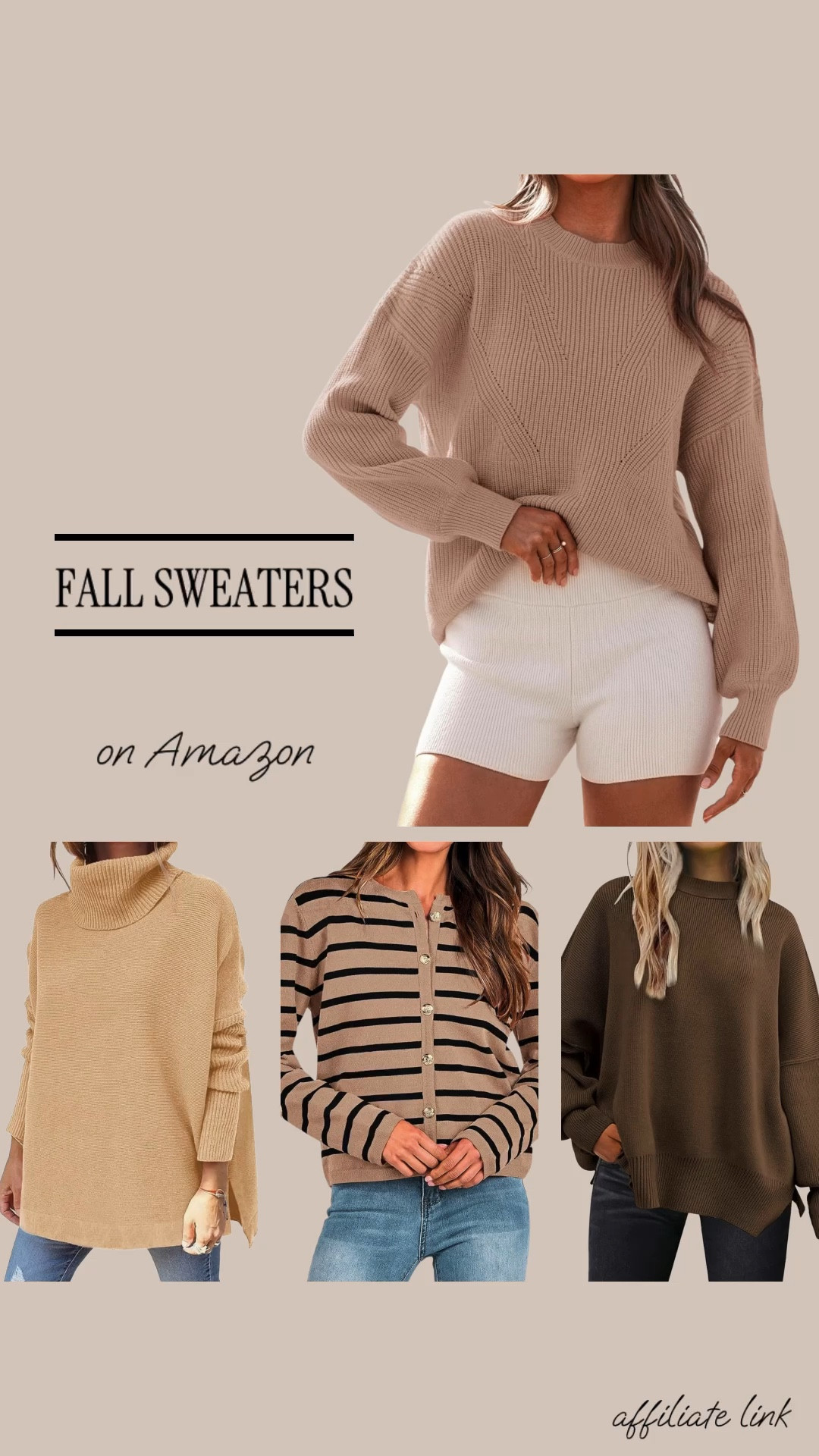 All the cozy fall sweaters on Amazon 🤎🍁

fall outfit, fall outfits, sweater, fall sweater, teacher outfit, workwear, office outfit, casual outfit 

#LTKStyleTip #LTKSeasonal #LTKFindsUnder50
