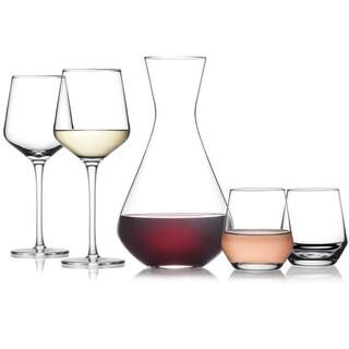 Wine Enthusiast 13-Piece Entertainment Glassware Set-744 01 05 - The Home Depot | The Home Depot