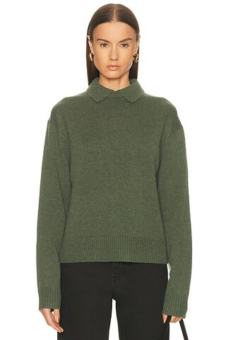 x Coco Oaklee Collared Sweater | FWRD 