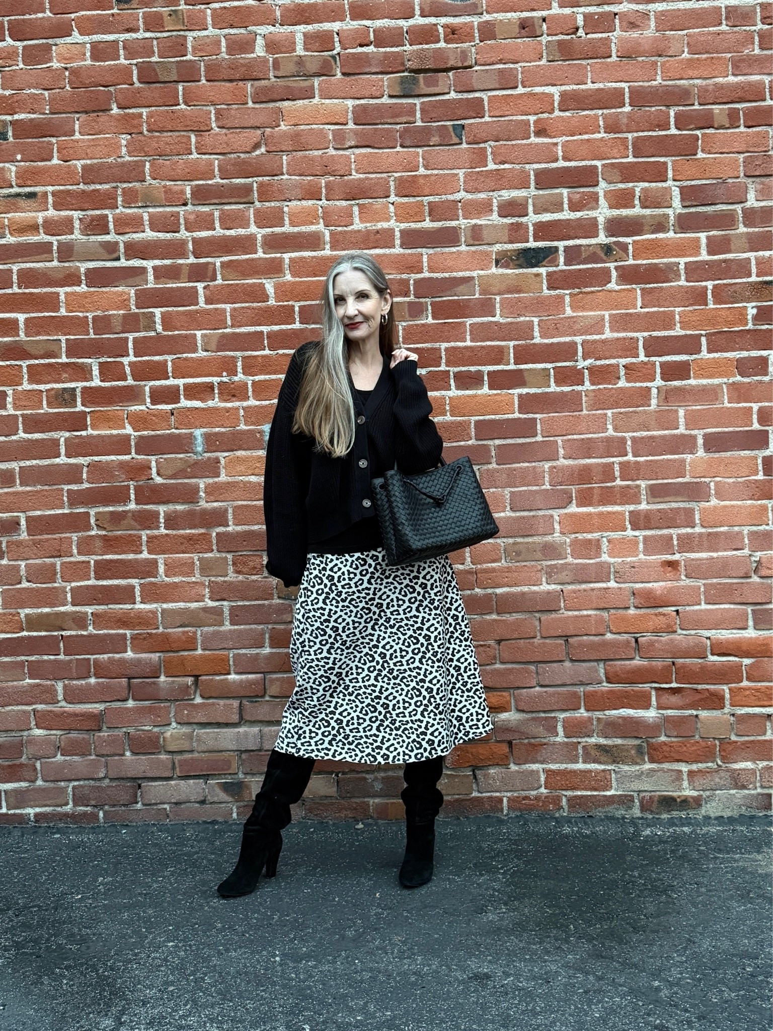 Cute inexpensive skirt & the organic cotton cardigan I’ve been living in. #leopard #grayleopard #midiskirt #weartowork #falltransition

#LTKSeasonal #LTKOver40 #LTKMidsize