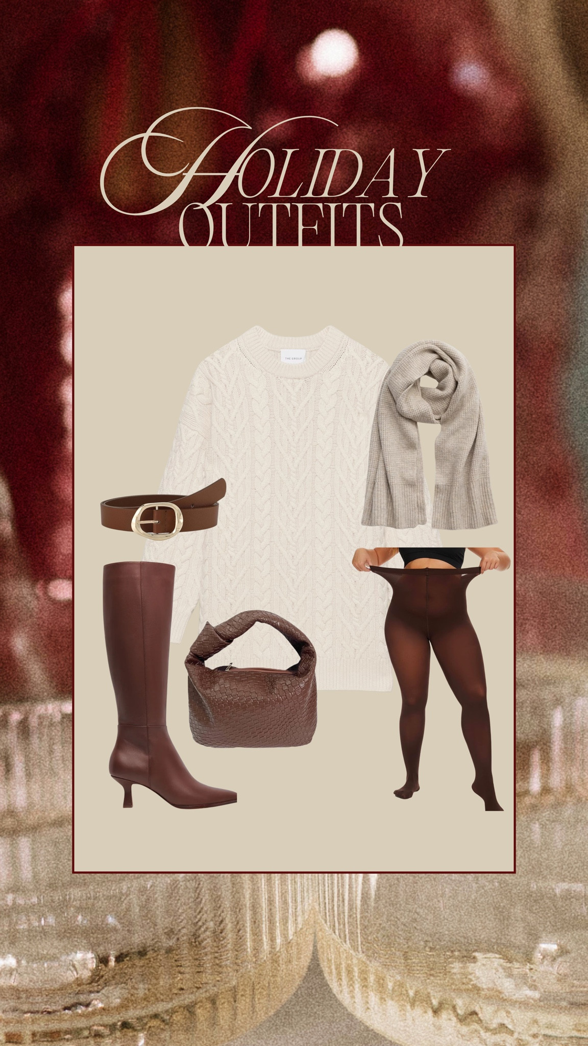 Holiday outfit idea✨ comfy but cute with the fam #comfy #holiday #christmas 

#LTKHoliday #LTKParties #LTKMidsize