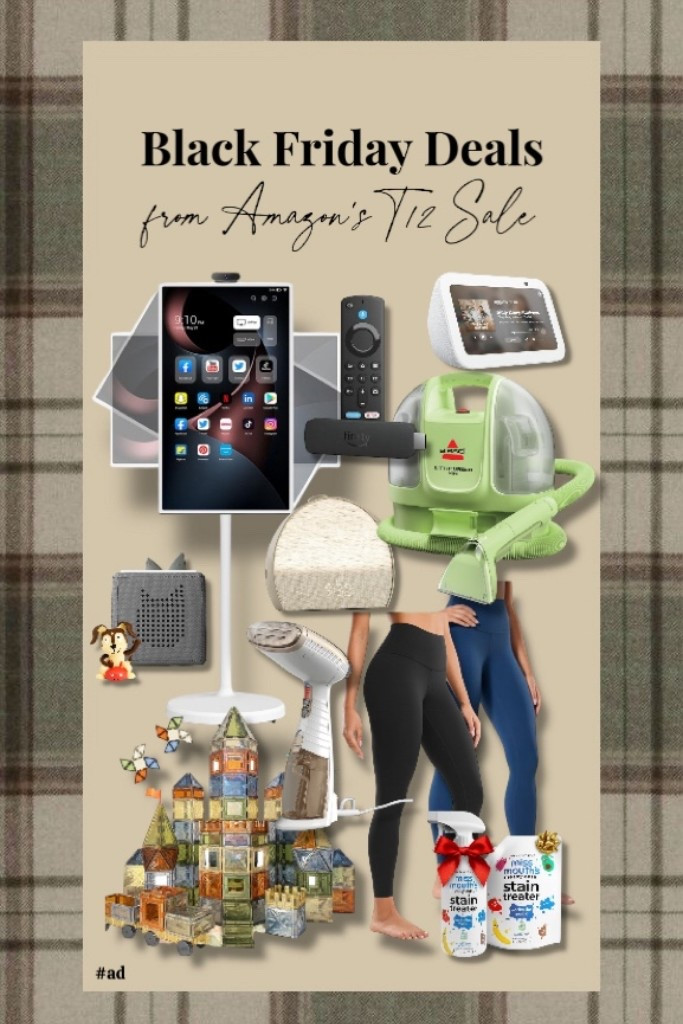 Amazon T12 Black Friday Deals 🤎🛍️
Sharing a round-up of Amazon finds we have around the house — kids toys, home items, cozy clothing, and a few appliances that make mom-life easier.

Everything here is part of Amazon’s Black Friday event (T12) and on major sale right now!

#ad #founditonamazon #WinterFavorites2025
@amazon 

#LTKHoliday #LTKGiftGuide #LTKCyberWeek