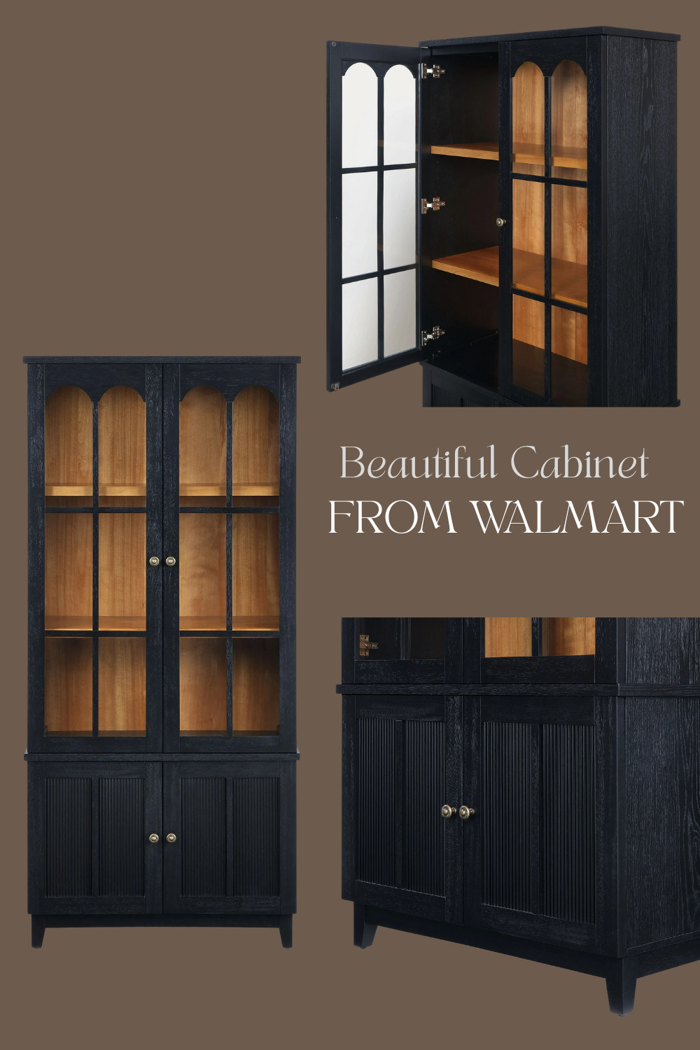 Love this black cabinet from Walmart. The arch detail is gorgeous. I think I need it!

living room, family room, arched cabinet, black bookcase, my texas house walmart 

 #LTKHoliday #LTKSeasonal #LTKHome