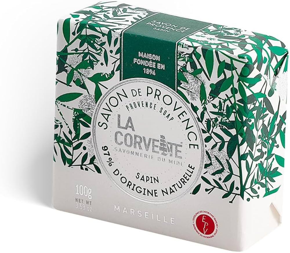La Corvette - Weihnachtseife "Tanne" - 97% Natürliche Inhaltsstoffe - 100g | Amazon (DE)