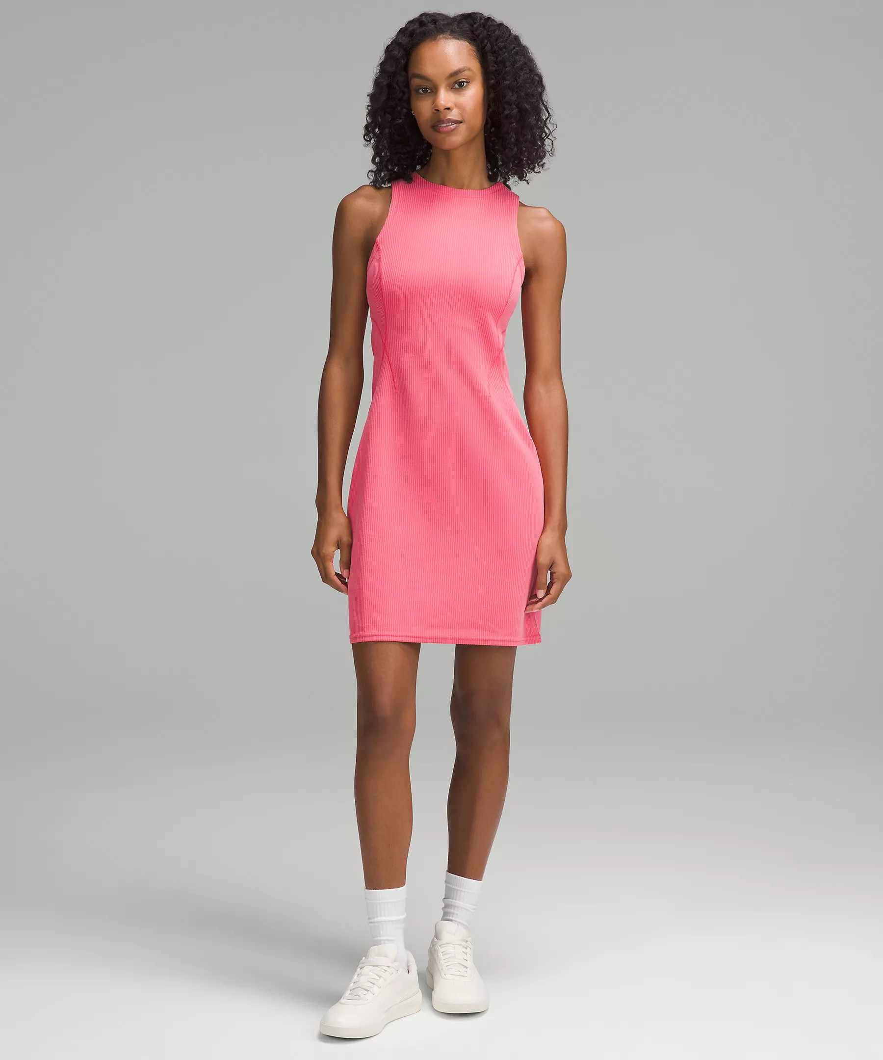 Ribbed Softstreme Slim-Fit Tank Dress | Lululemon (US)