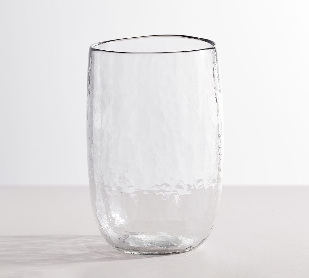 Hammered Glass Hurricanes - Clear | Pottery Barn (US)